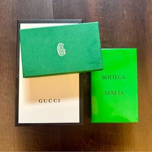 Gucci, Goyard & Bottega Boxes
